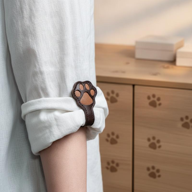 Leather Work - 2 PCS Premium Leather Magnetic Sleeve