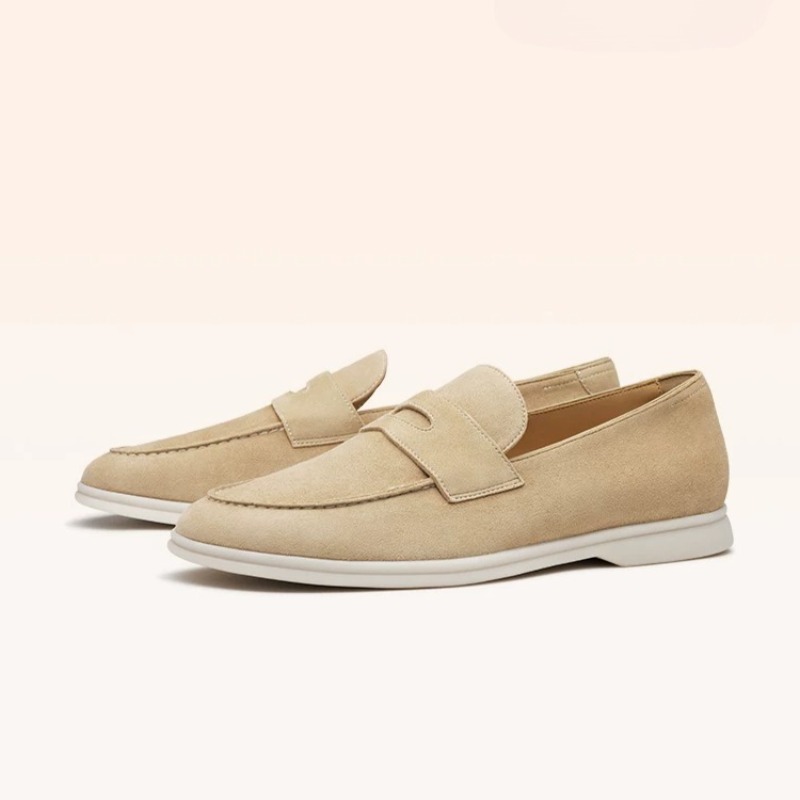 Leather Work For Kids - Designer Luxury Suede Business Casual Slip