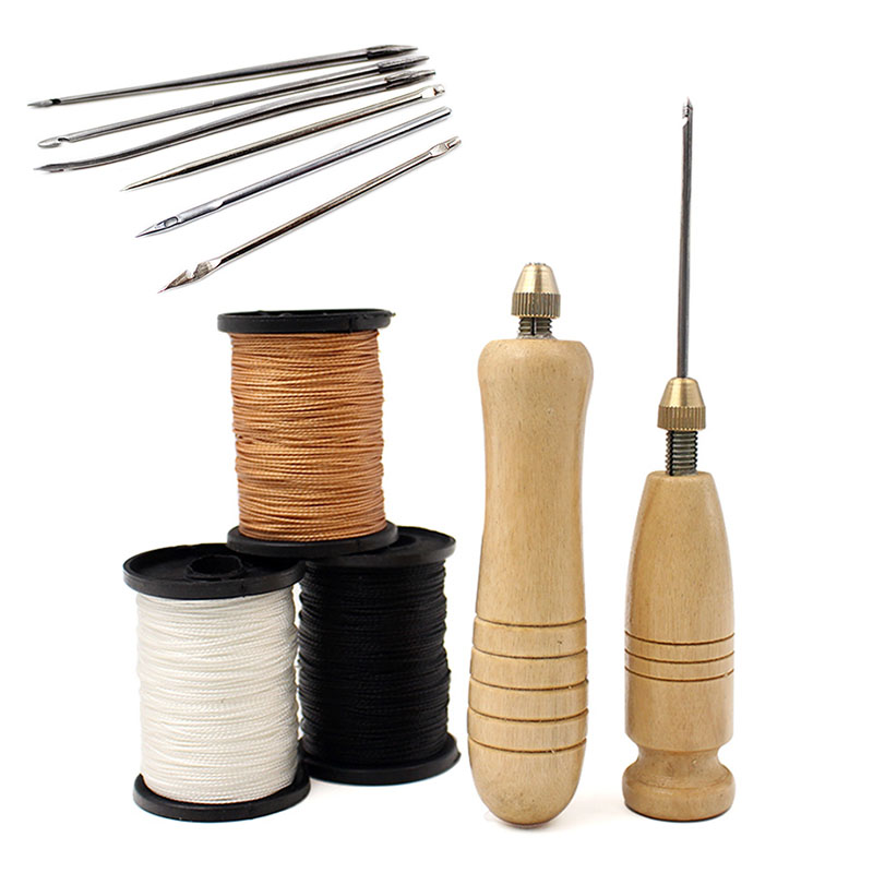 Leatherwork Awl - 1Set DIY Leather Sewing Awl Needle