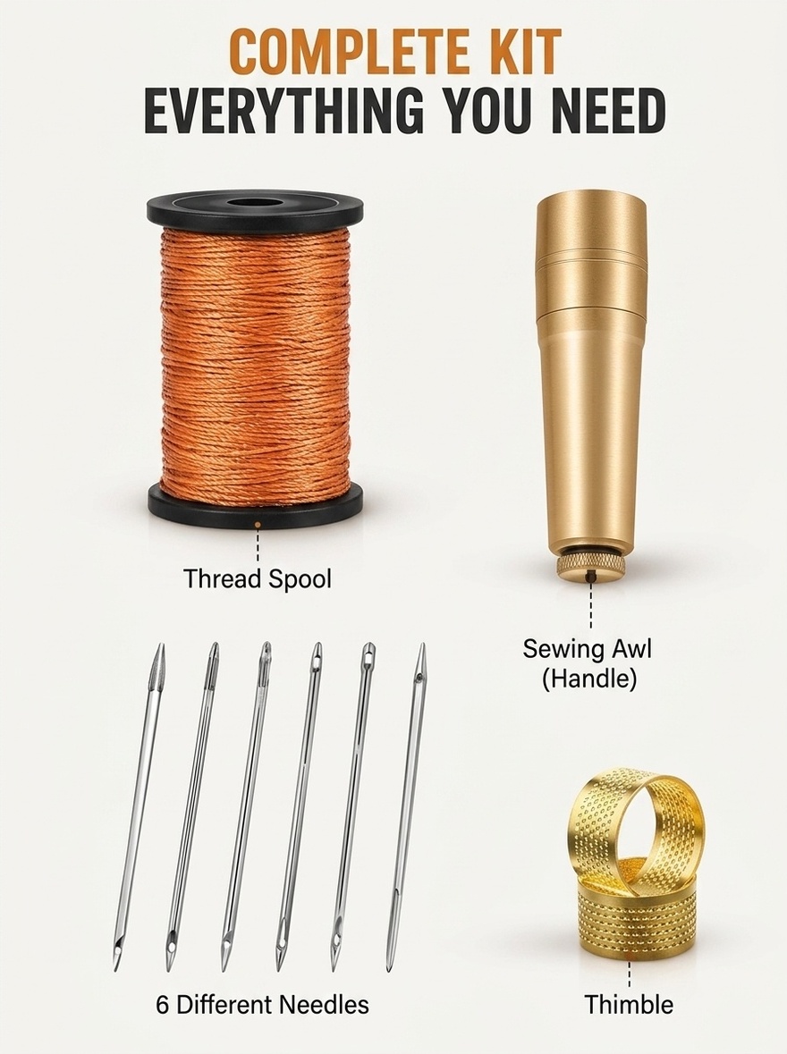 Leather Stitching Tool, Hand S - Leatherwork Awl review and price