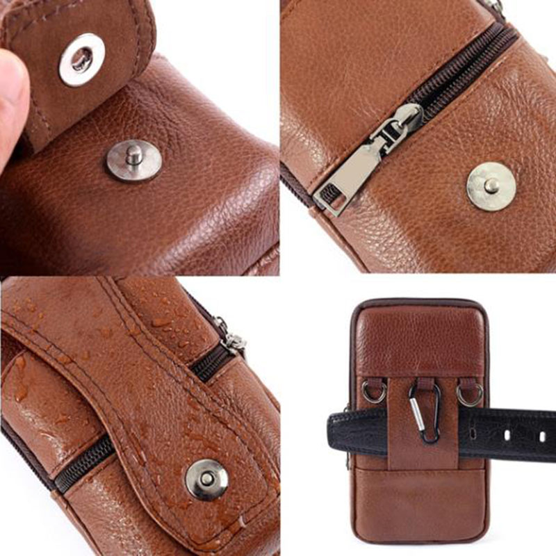 1Pcs Men Cell Phone Belt Pack  - Leatherwork Fasteners review and price