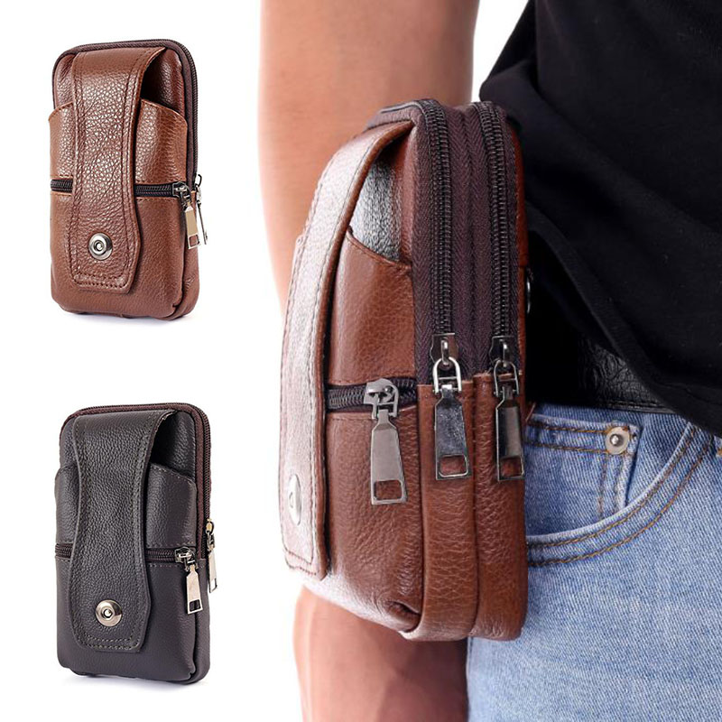 1Pcs Men Cell Phone Belt Pack  - Leatherwork Fasteners review and price