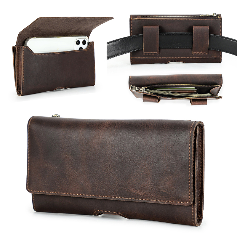 Cowhide Leather Waist Bag Phon - Leatherwork Fasteners review and price