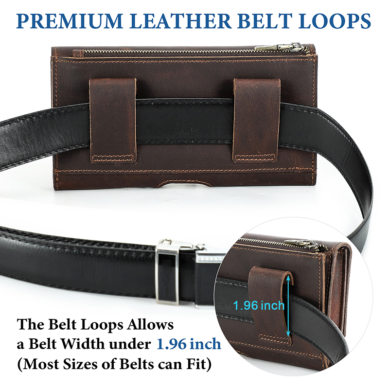 Cowhide Leather Waist Bag Phon - Leatherwork Fasteners review and price