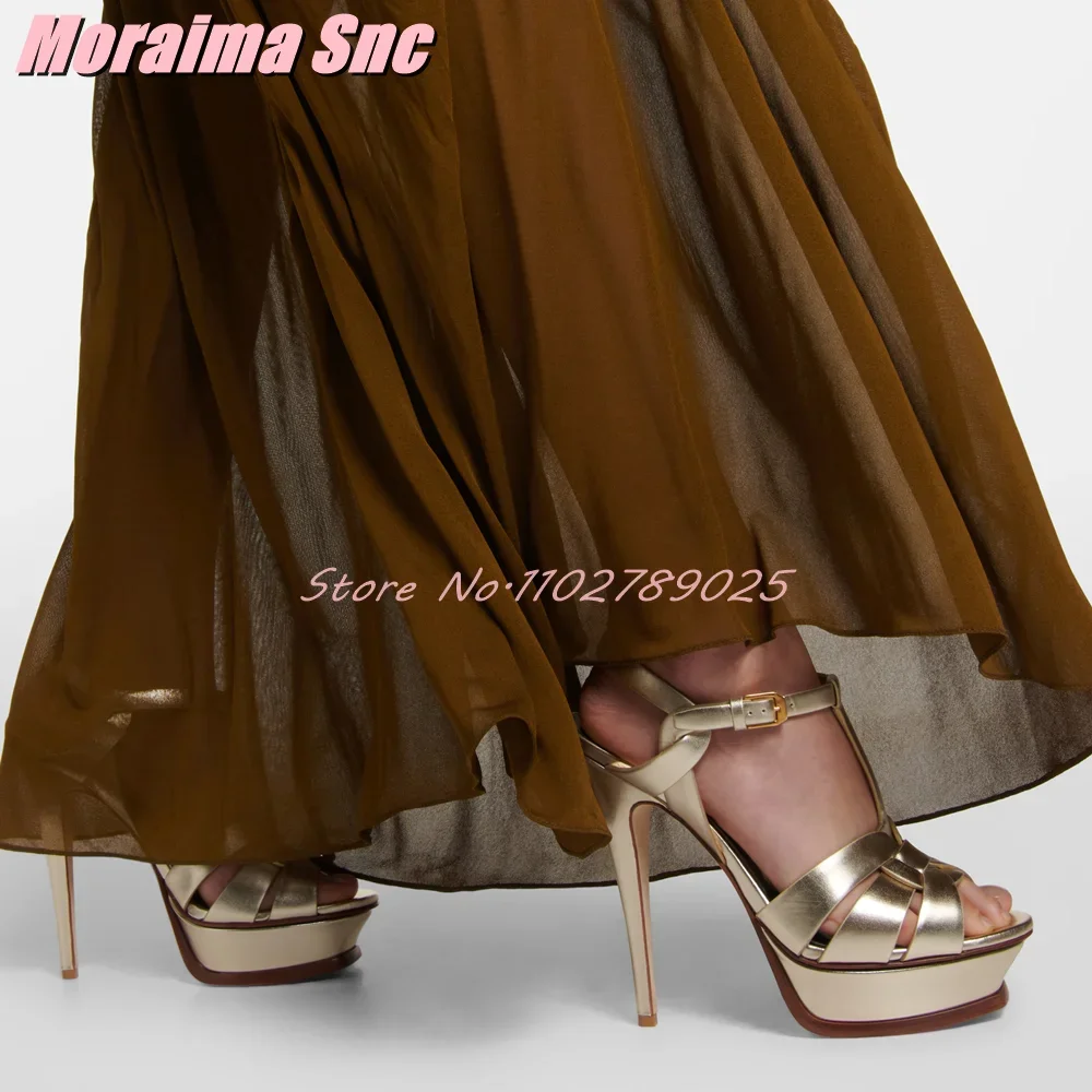 Platform Waeve T-strap Square  - Leather Work Dress review and price