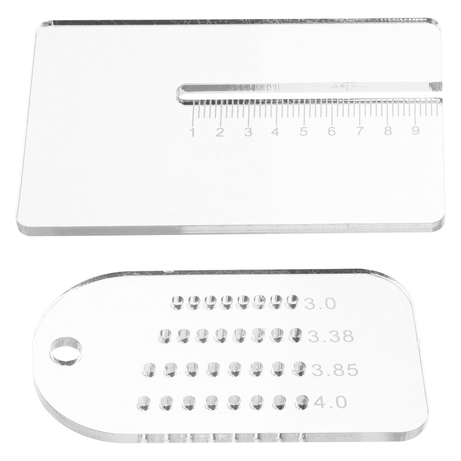 2Pcs Punch Guide Multifunction - Leatherwork Ruler review and price