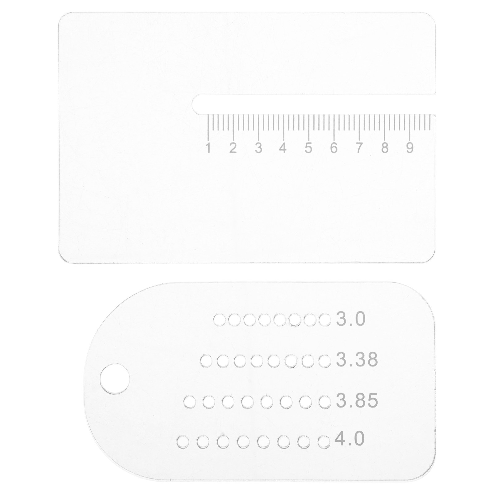 2Pcs Punch Guide Multifunction - Leatherwork Ruler review and price