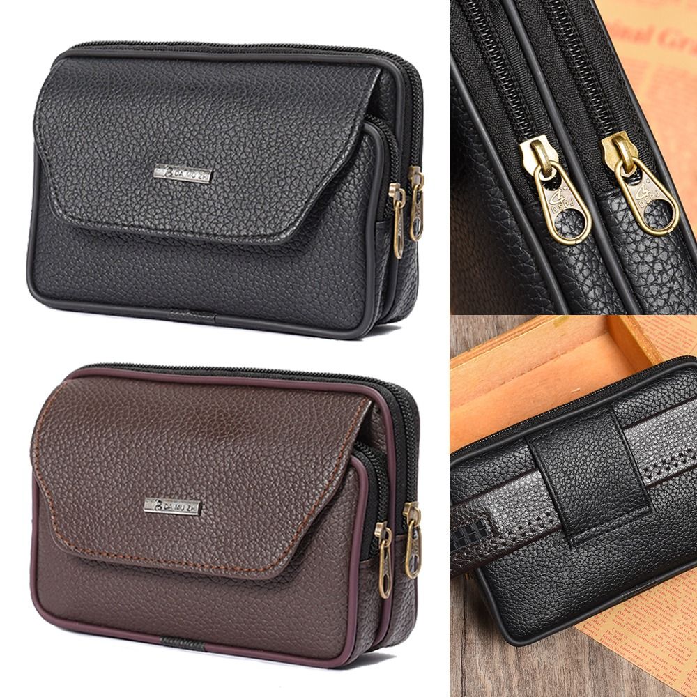 Casual PU Leather Men Waist Ba - Leatherwork Fasteners review and price