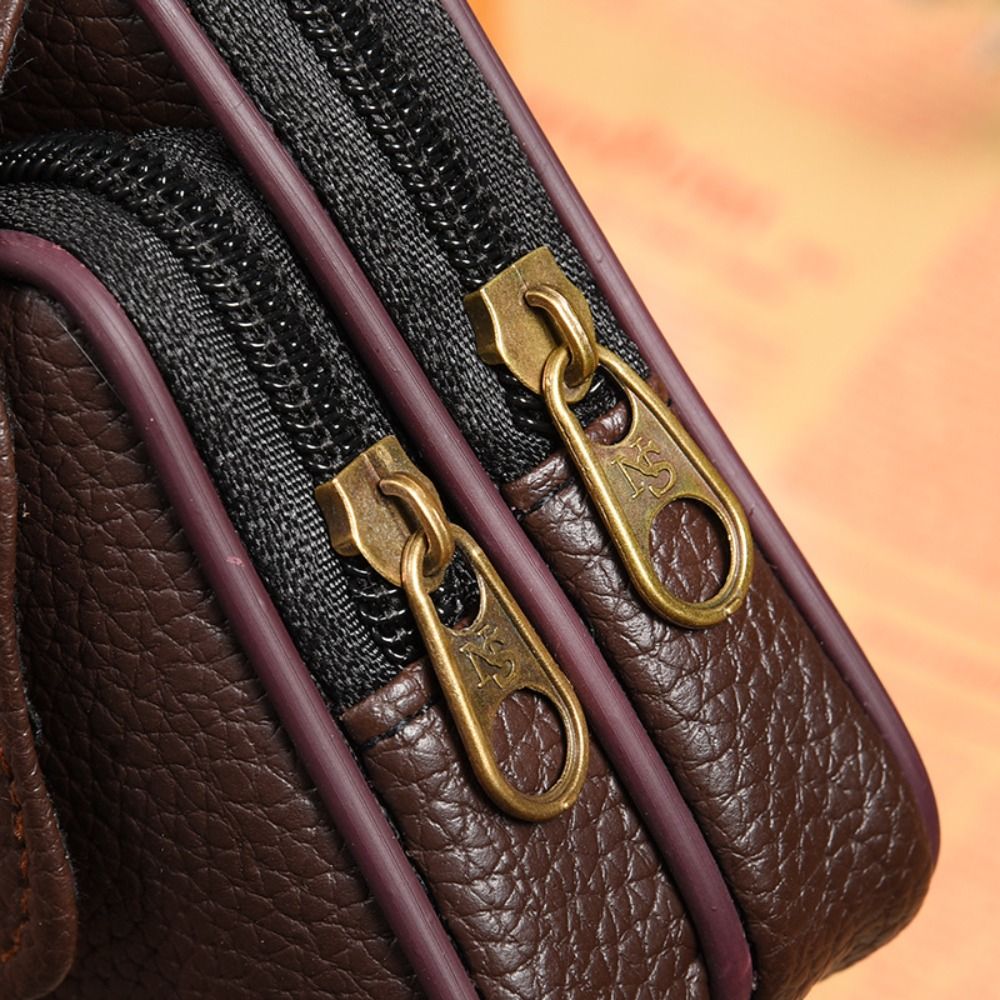 Casual PU Leather Men Waist Ba - Leatherwork Fasteners review and price