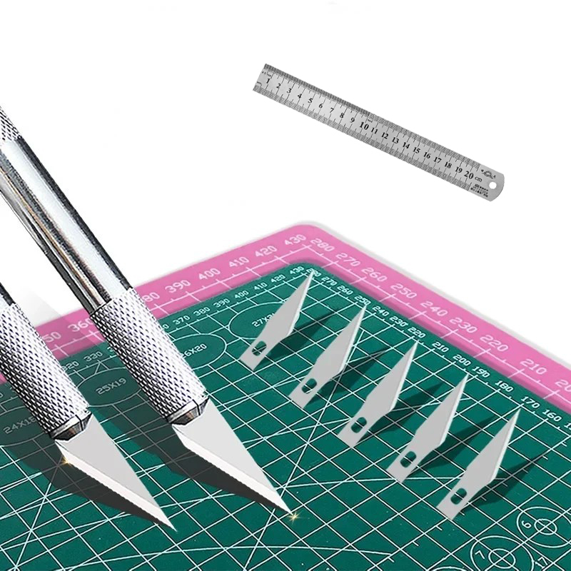A3 Cutting Pad Carving Knife / - Leatherwork Ruler review and price