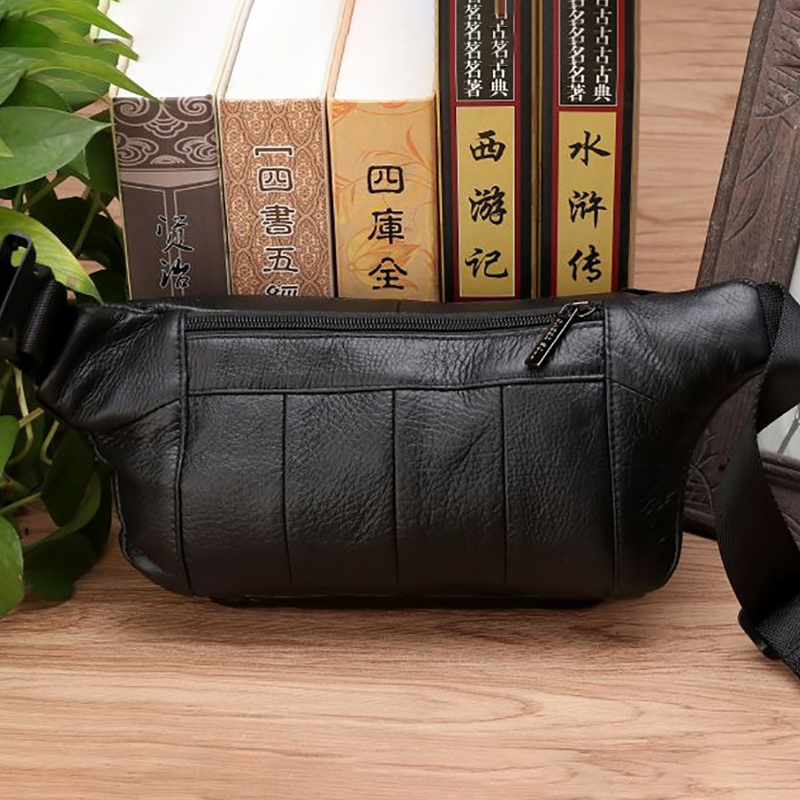 Men Waist Fanny Bags Sling Che - Leatherwork Fasteners review and price