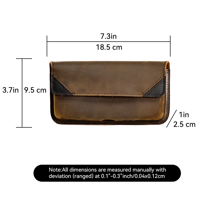 Genuine Leather Waist Bag for  - Leatherwork Fasteners review and price
