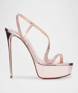 Metallic leather platform stil - Leather Work Dress review and price