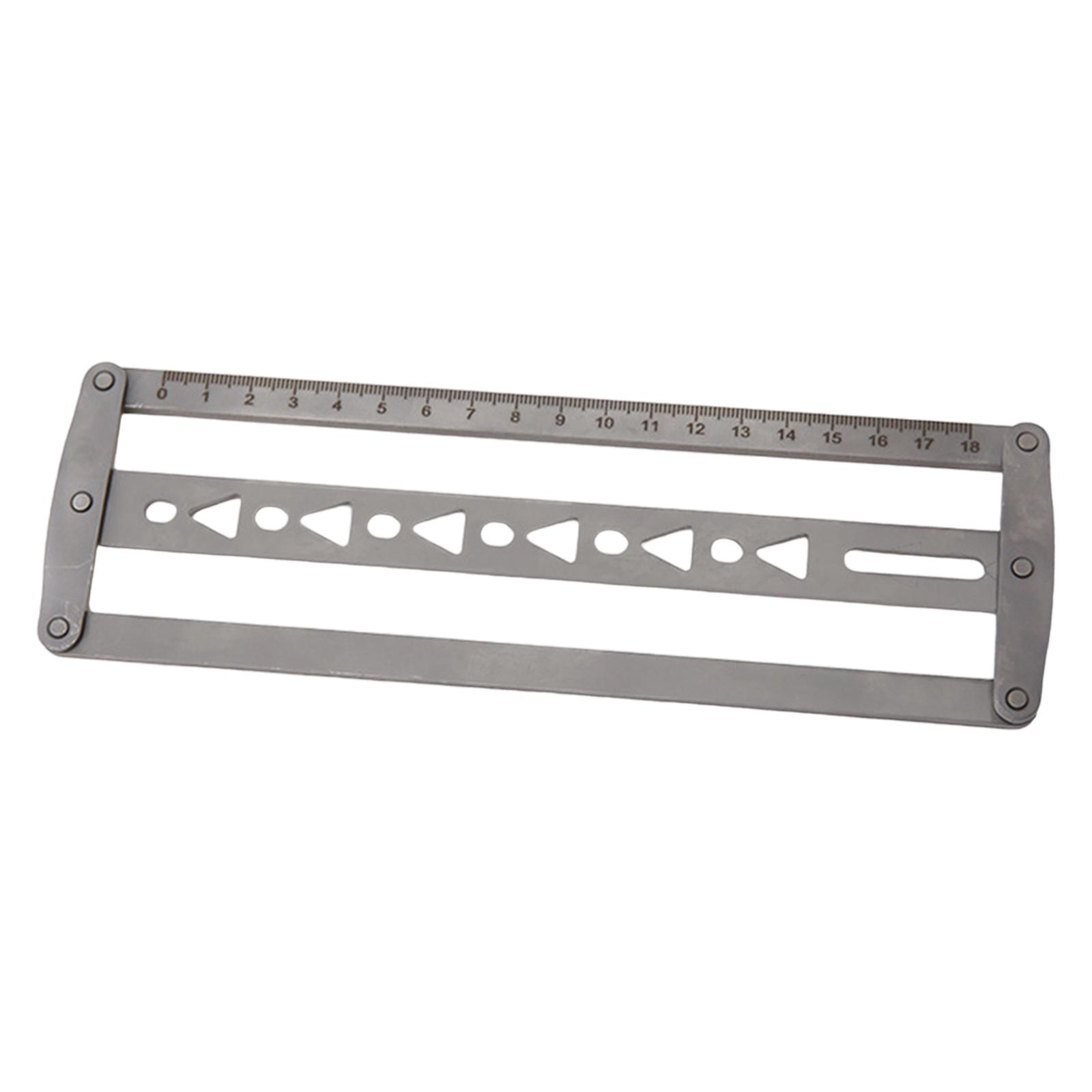 Iron Belt Positioning Ruler Ad - Leatherwork Ruler review and price