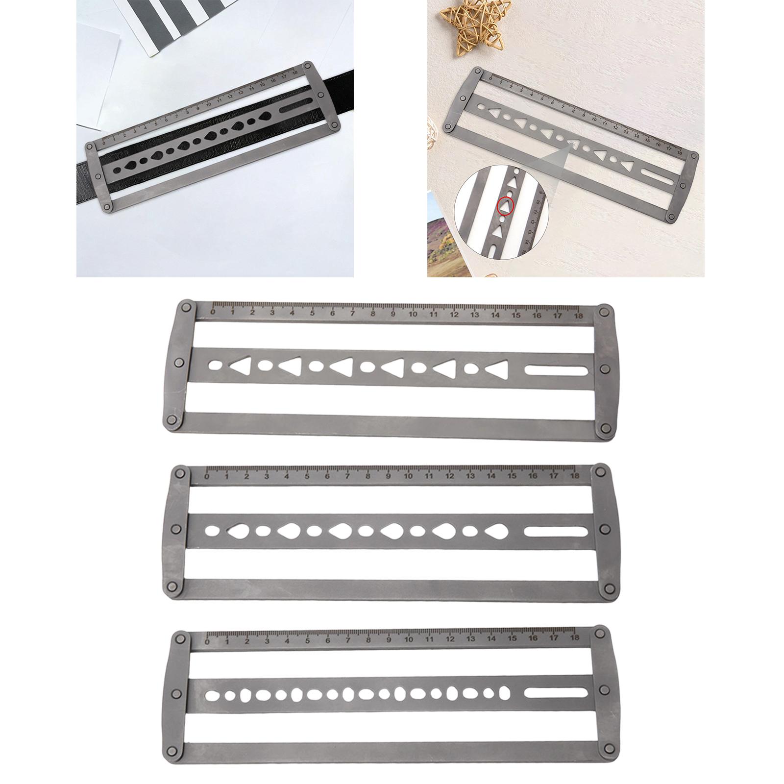 Iron Belt Positioning Ruler Ad - Leatherwork Ruler review and price