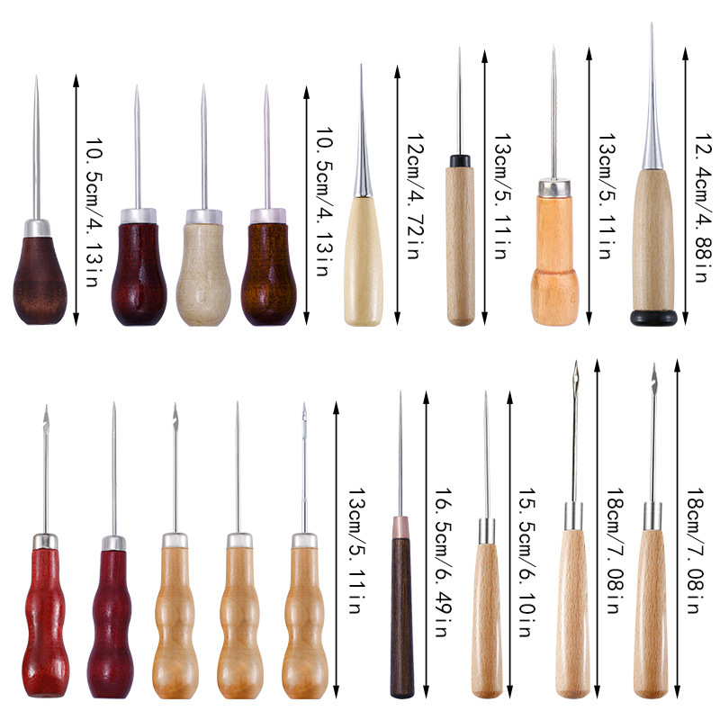Leather Awl Wood Handle Awls S - Leatherwork Awl review and price