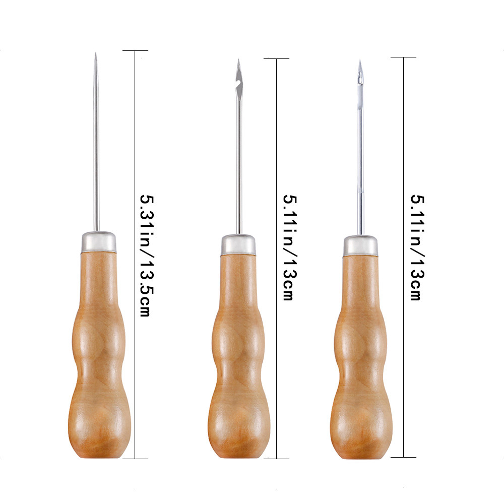 Leather Awl Wood Handle Awls S - Leatherwork Awl review and price