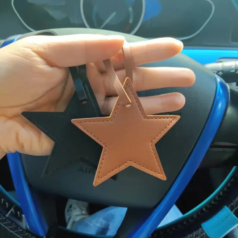 Star PU Leather Tassels Keycha - Leatherwork Ruler review and price