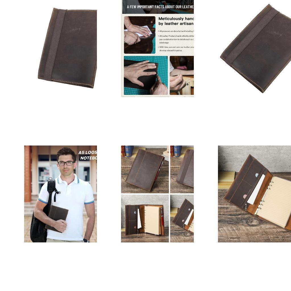 Journal Cover with Genuine Lea - Leather Work Diary Covers review and price