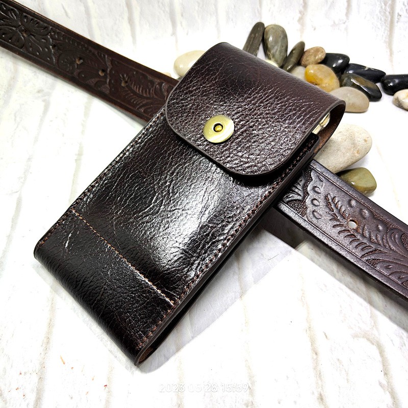 Mobile Phone Waist Bag Holster - Leatherwork Fasteners review and price