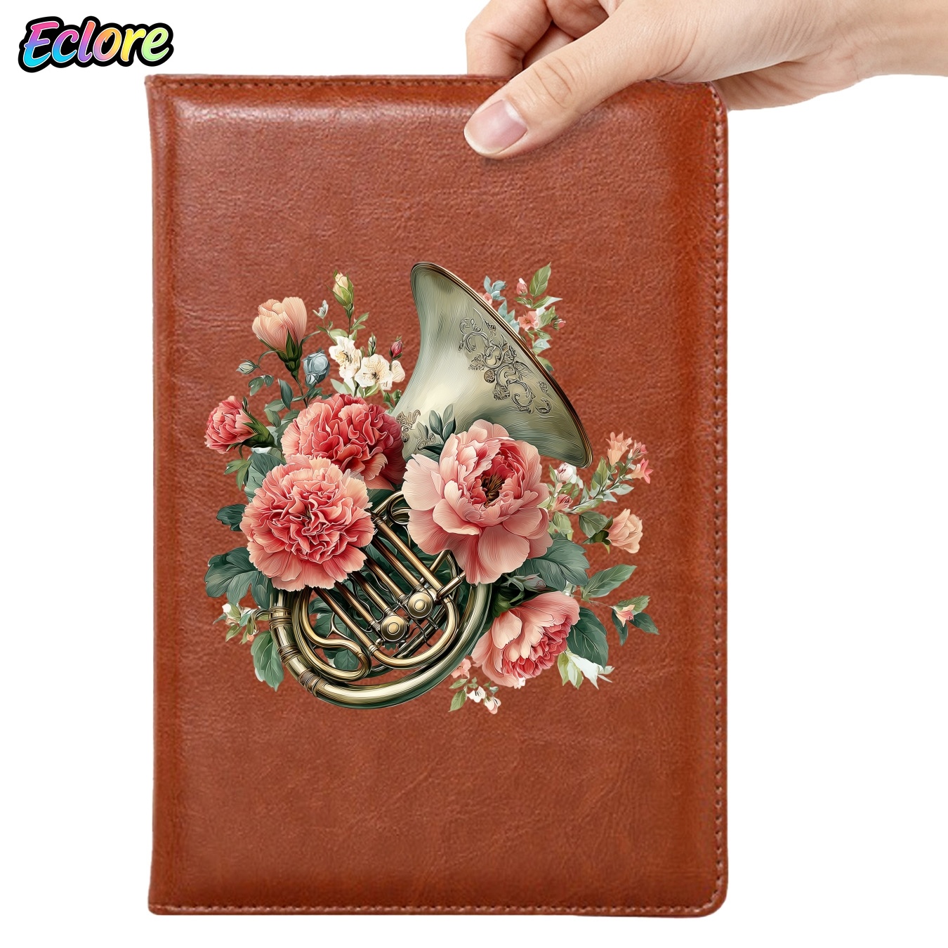 Floral PU Leather Journal with - Leather Work Diary Covers review and price