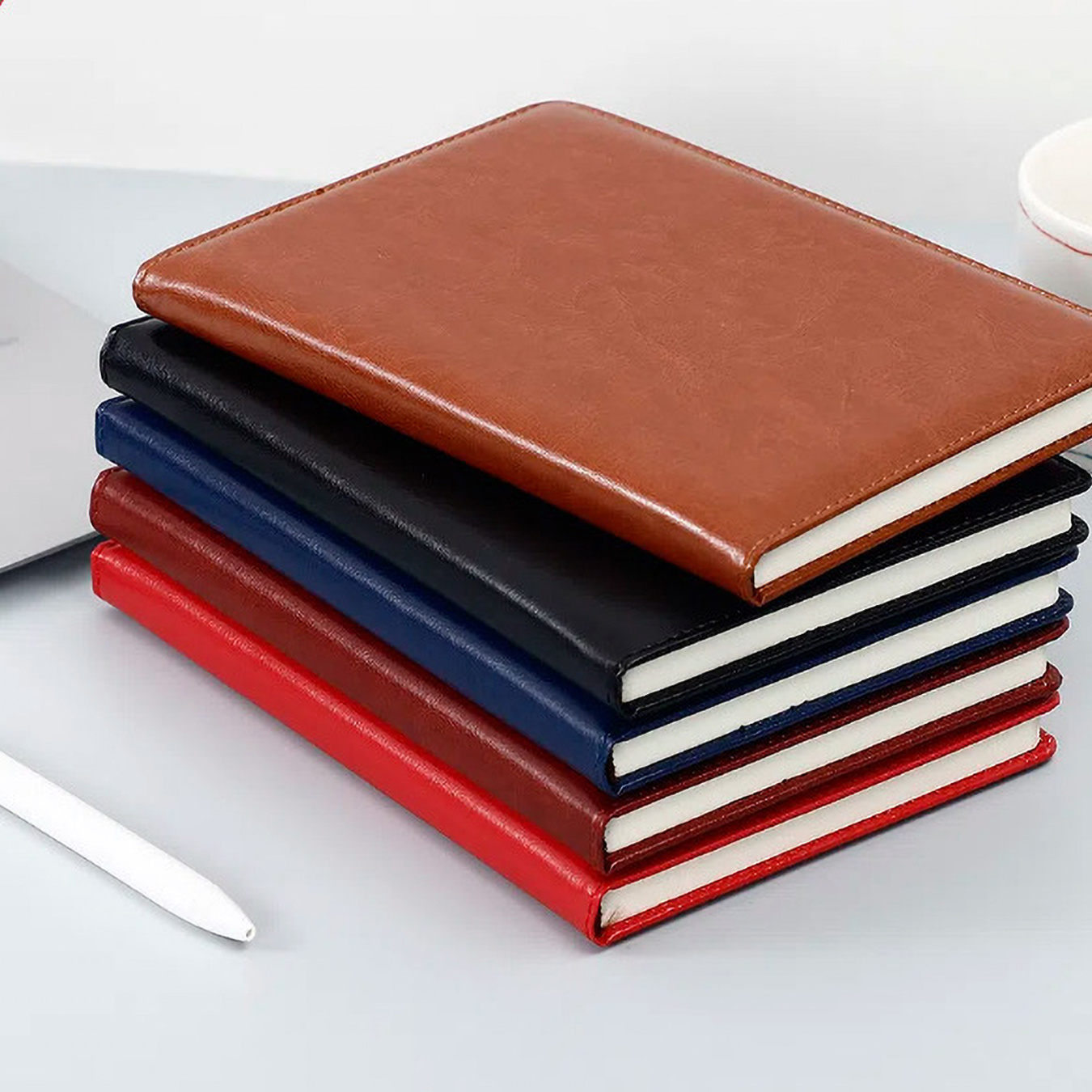 Floral PU Leather Journal with - Leather Work Diary Covers review and price