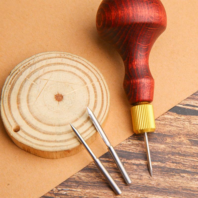 1Set DIY Leather Punch Awl Woo - Leatherwork Awl review and price