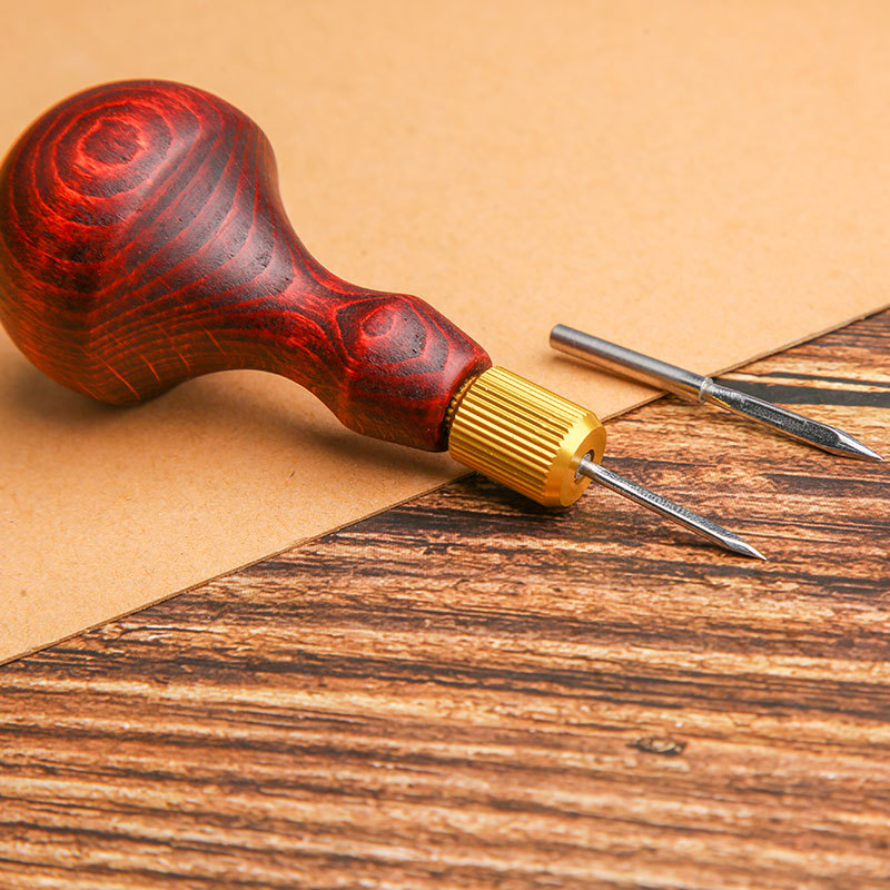 1Set DIY Leather Punch Awl Woo - Leatherwork Awl review and price