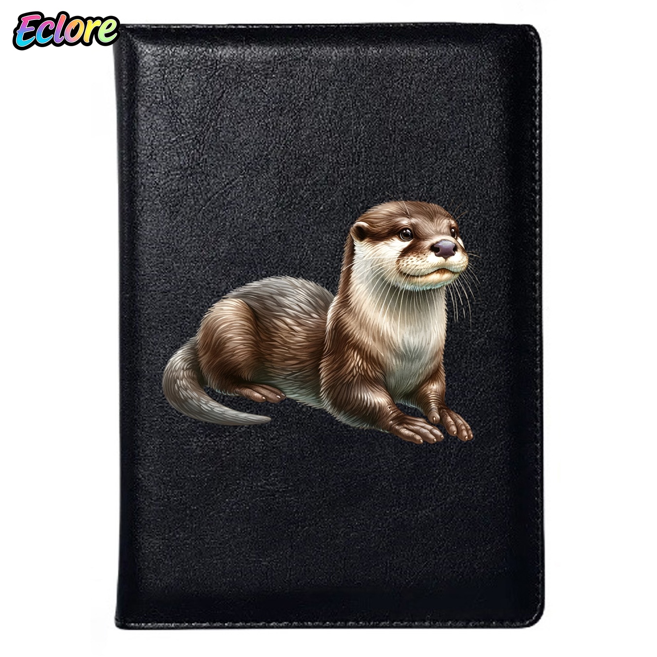 Lifelike Otter Animal PU Leath - Leather Work Diary Covers review and price