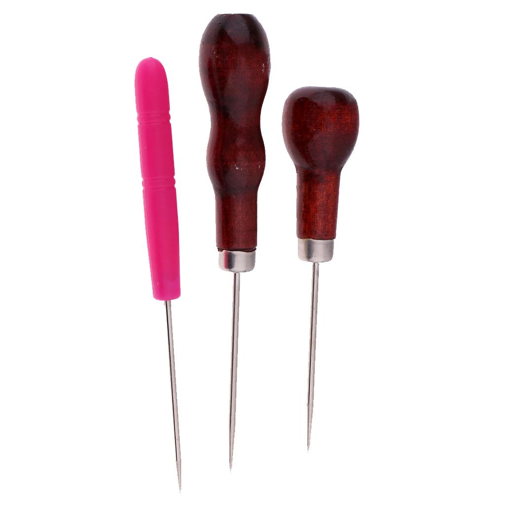 Durable Wood Metal Sewing Awl  - Leatherwork Awl review and price