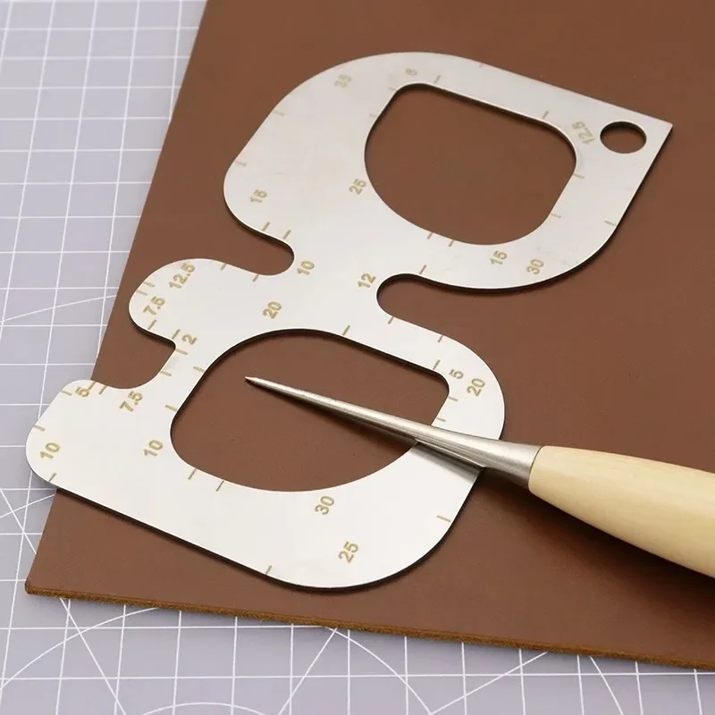 R Positioning Ruler Stainless  - Leatherwork Ruler review and price