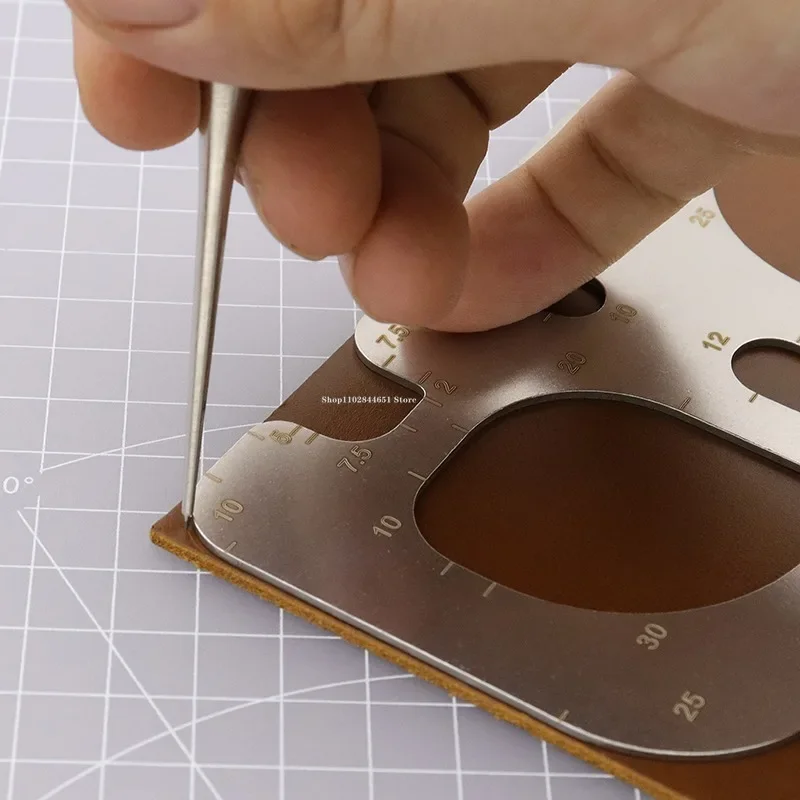 R Positioning Ruler Stainless  - Leatherwork Ruler review and price