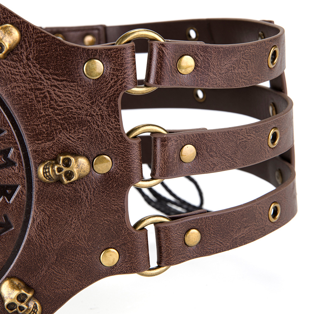 Medieval wide corset belt, Vik - Leatherwork Fasteners review and price