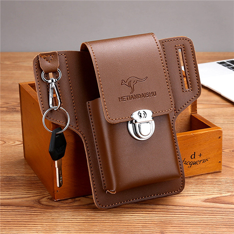 Phone Belt Bag For Men Bags Ce - Leatherwork Fasteners review and price