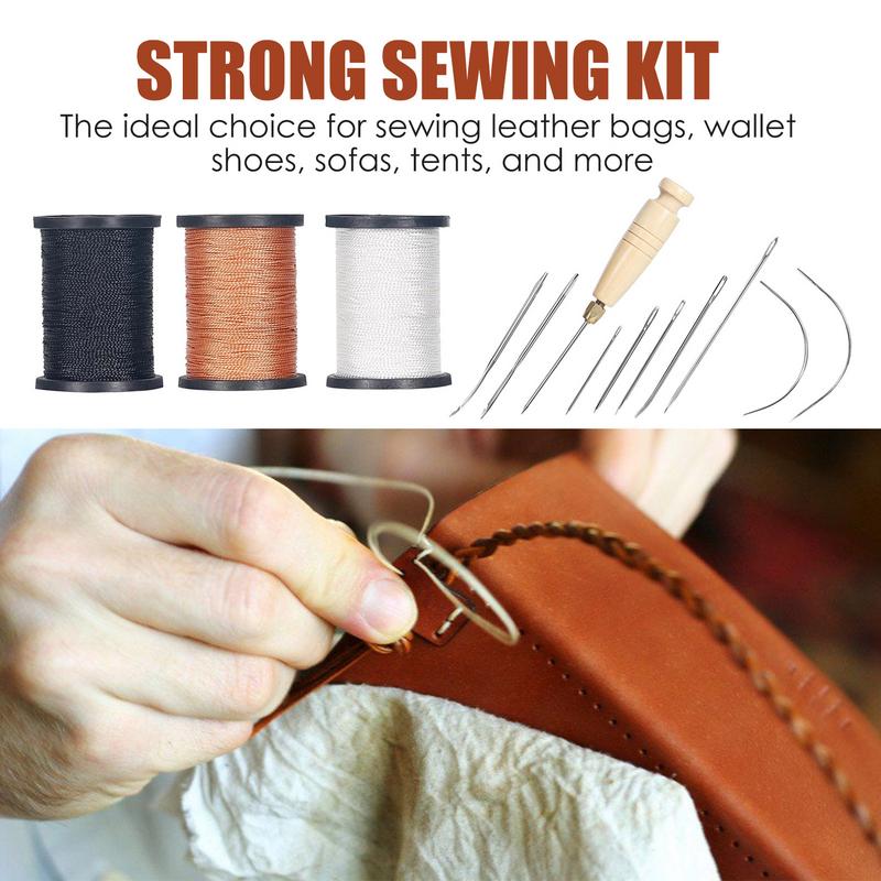 Leather Stitching Kit Heavy Du - Leatherwork Awl review and price