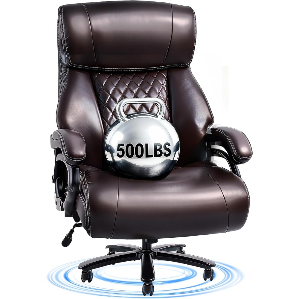 High-Capacity Office Chair for - Leather Work review and price