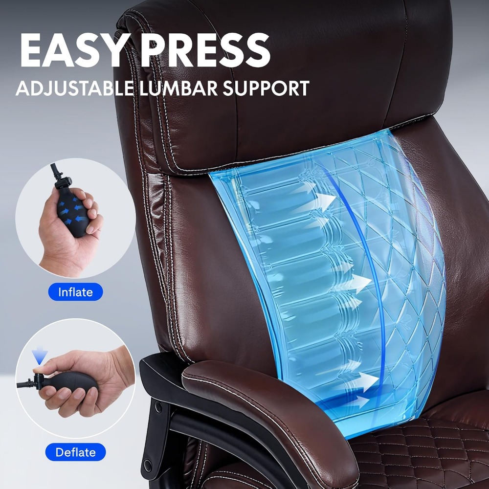 High-Capacity Office Chair for - Leather Work review and price