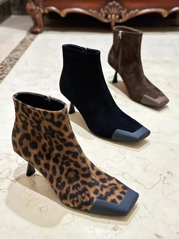 Fashion Women Square Toe Thin  - Leather Work For Kids review and price