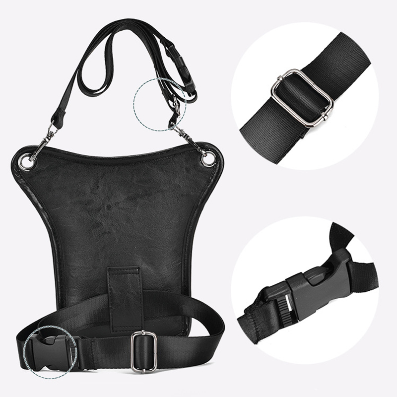 Vintage Pu Leather Waist Pack  - Leatherwork Fasteners review and price
