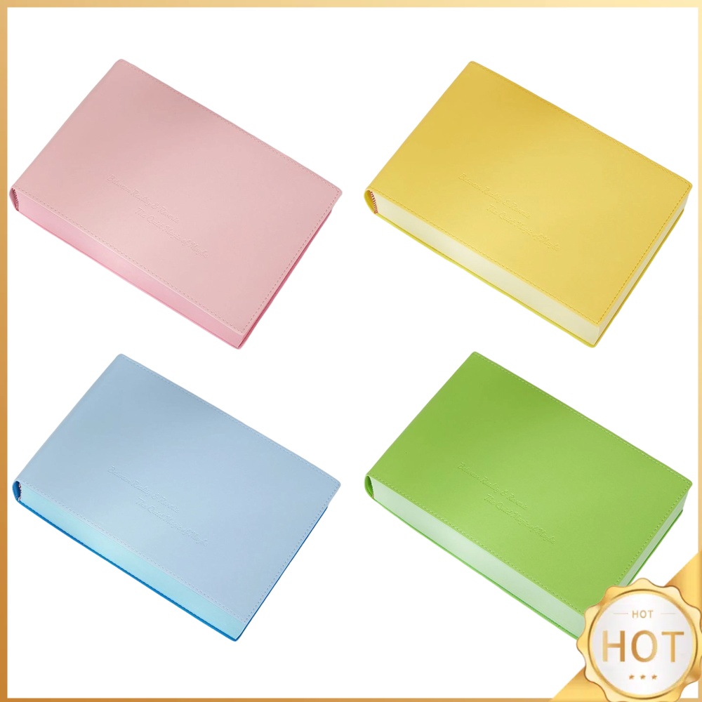 Thickened Color Brick Notebook - Leather Work Diary Covers review and price