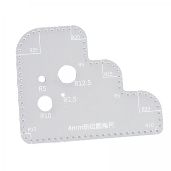 Acrylic Template for Leather C - Leatherwork Ruler review and price