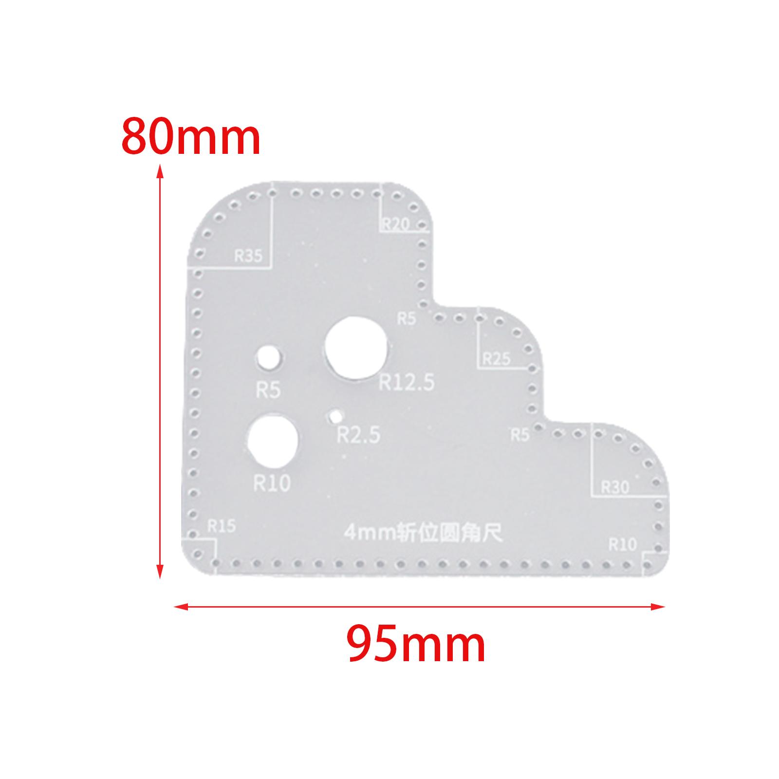 Circle Template Clear Acrylic  - Leatherwork Ruler review and price