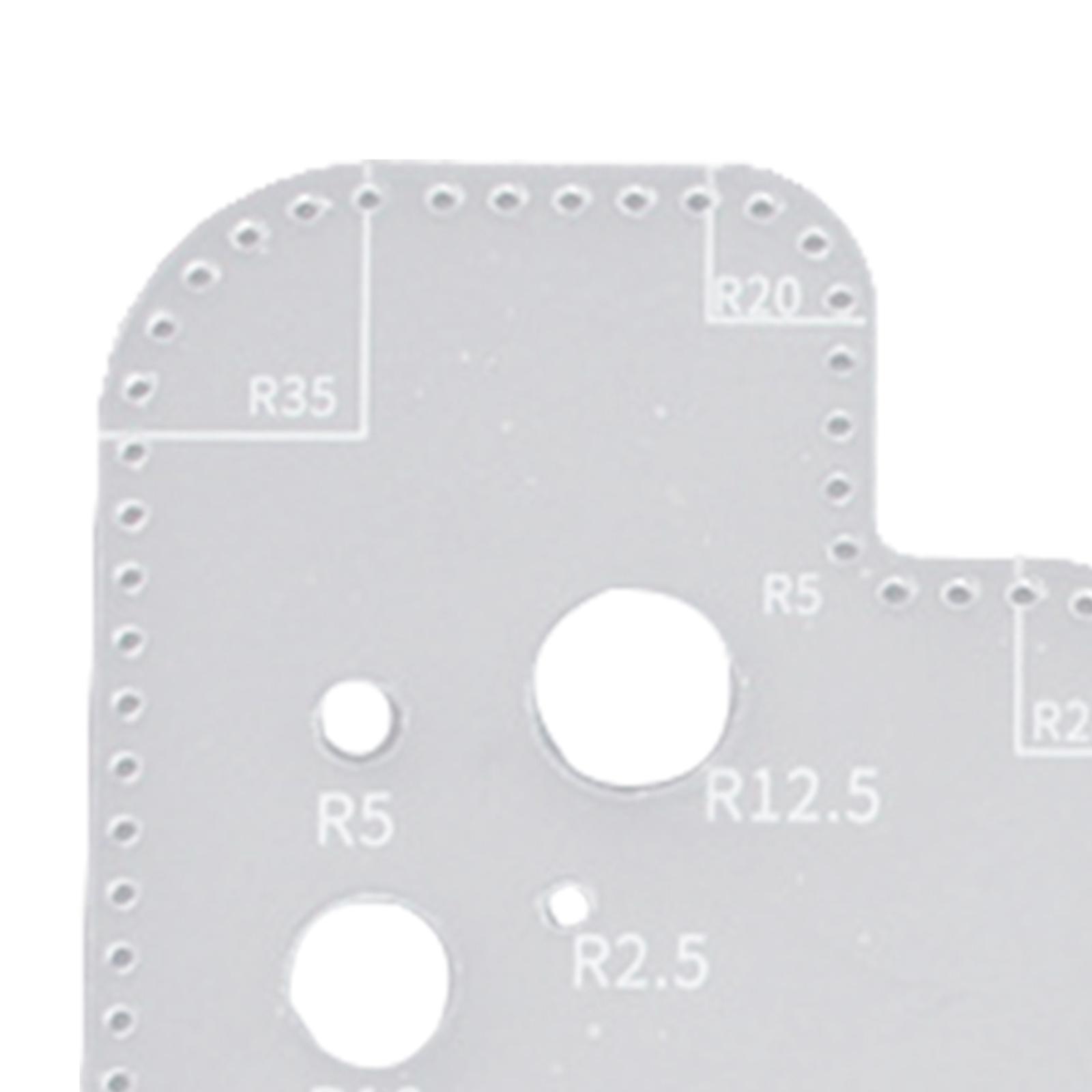 Circle Template Clear Acrylic  - Leatherwork Ruler review and price