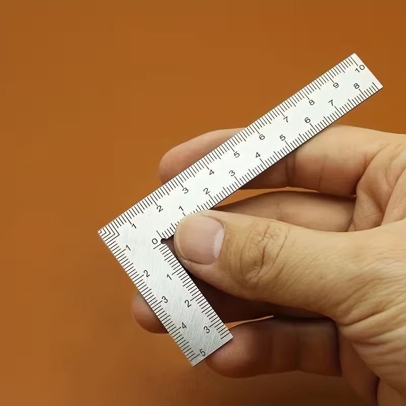 Mini L-Shaped Stainless Steel  - Leatherwork Ruler review and price