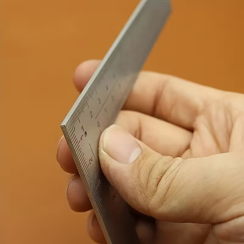 Mini L-Shaped Stainless Steel  - Leatherwork Ruler review and price