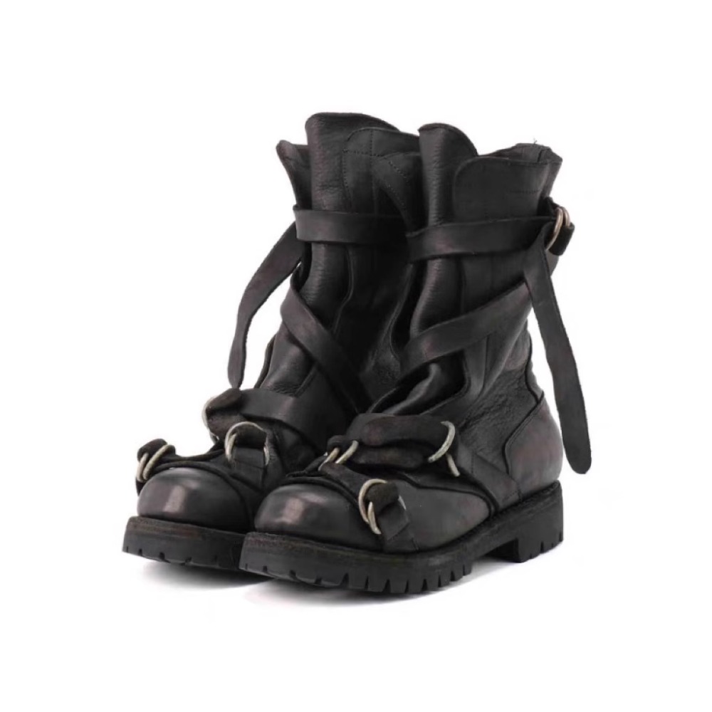 Men's Leather Motorcycle Boots - Leatherwork Fasteners review and price