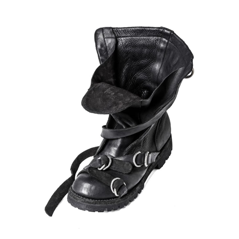 Men's Leather Motorcycle Boots - Leatherwork Fasteners review and price